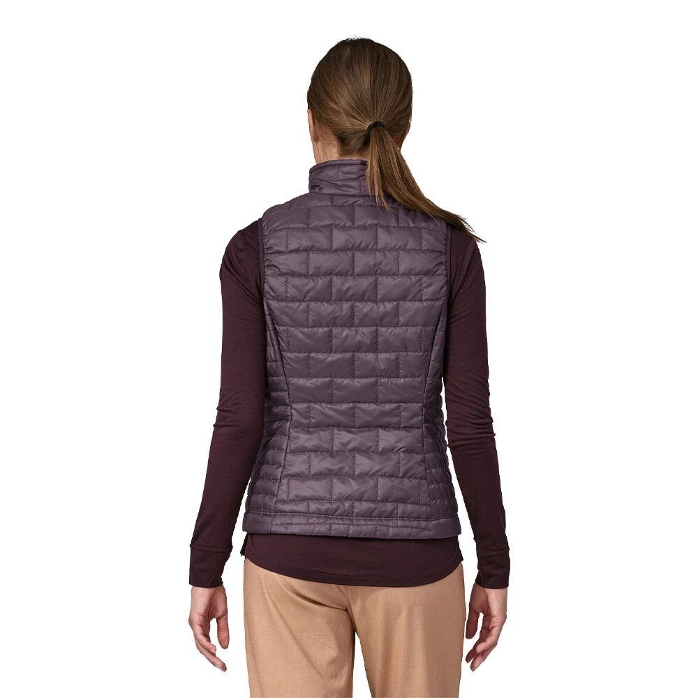 Patagonia Nano Puff Vest Womens XXL Purple Quilted Insulated Full Zip Puffer - Picture 3 of 11
